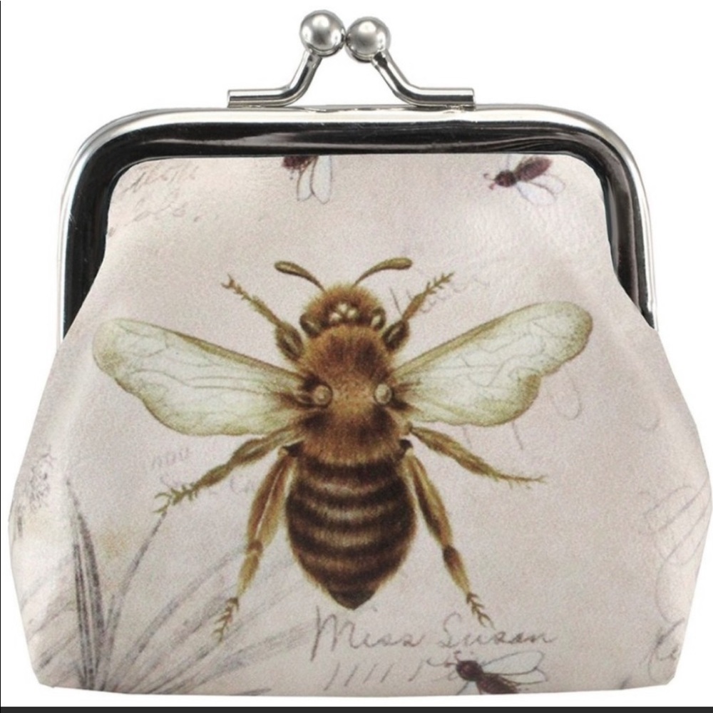 🎄 Honey Bee Coin Purse 🎁 - Picture 1 of 4